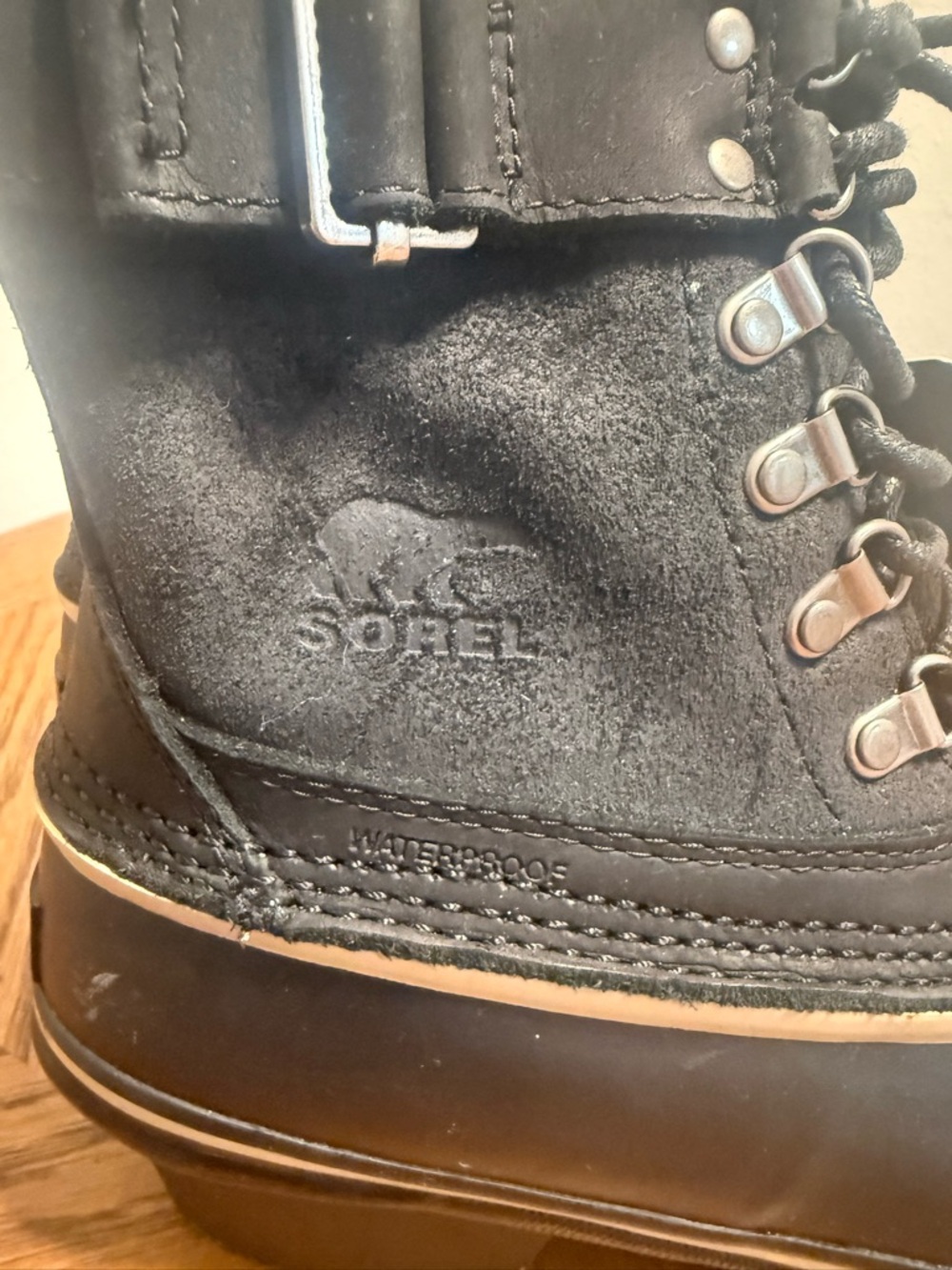 Sorel duck style boots without box size 7.5. Women’s Sorel rain/snow boots. - Picture 12 of 14